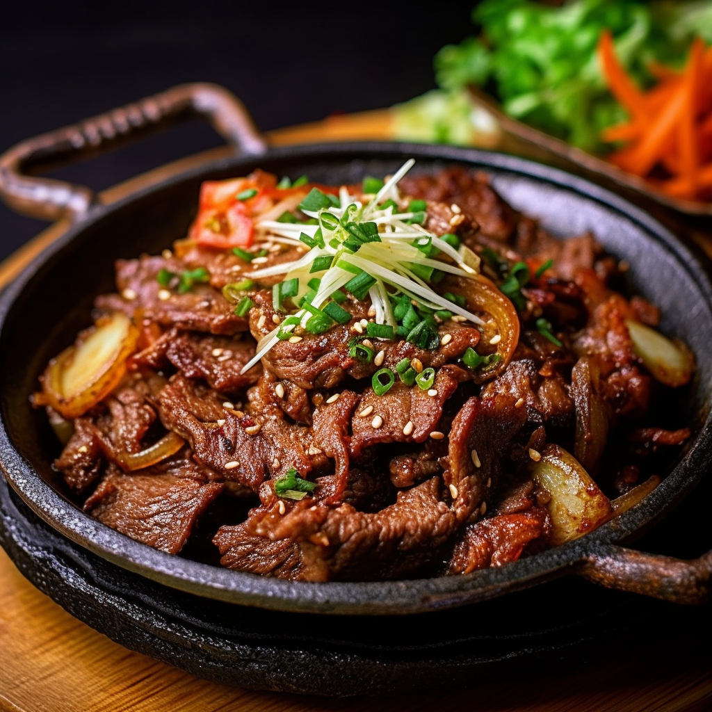 Korean Bulgogi (불고기 / 韩式烧烤和牛上脑)