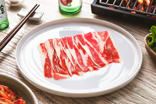 Beef Flank BBQ Slices 牛五花烧肉片