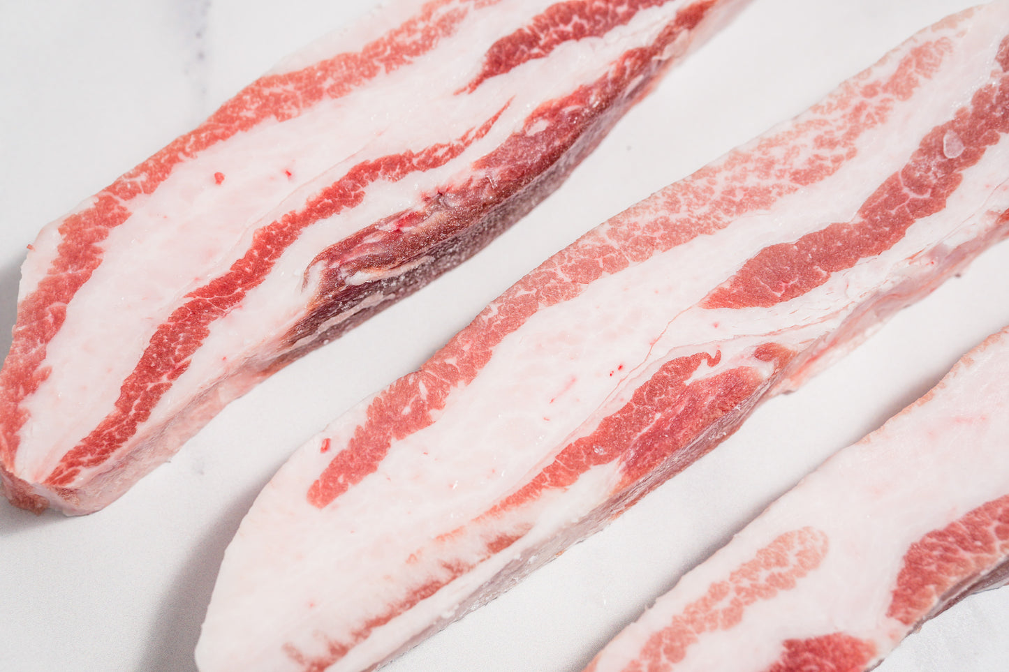 Iberian Pork Belly Thick Cut (Rind off average 35-40% fat) 去皮伊比利亞厚切豬五花