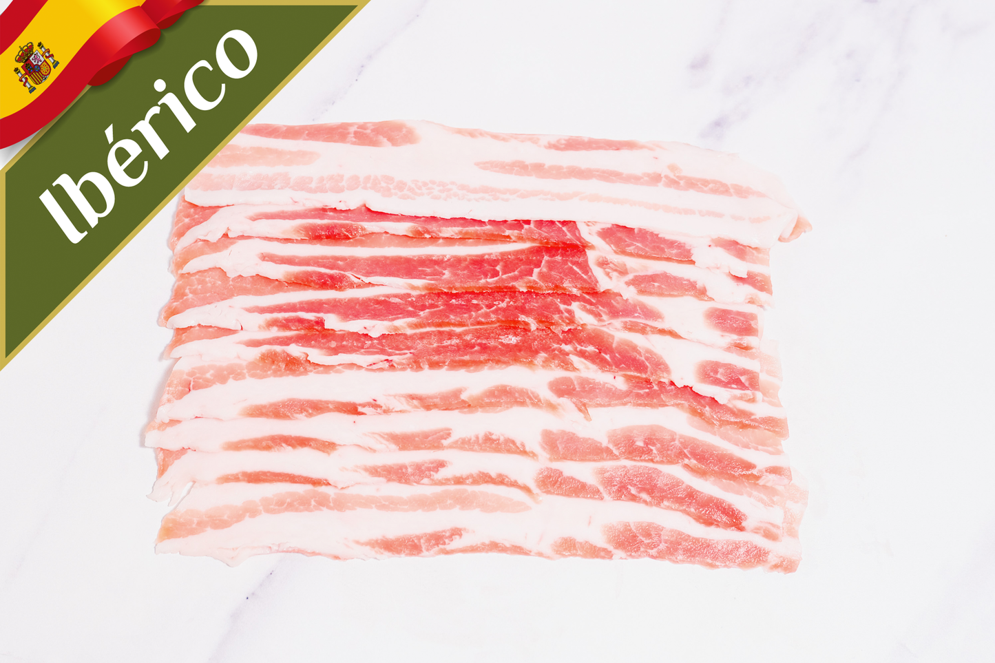 Iberian Pork Belly Slices (Rind off average 35-40% Fat) 去皮伊比利亞薄切豬五花