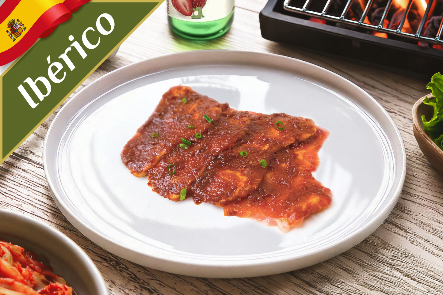 Iberian Pork Neck Marinated BBQ Slices 秘制伊比利亞豬頸燒肉片