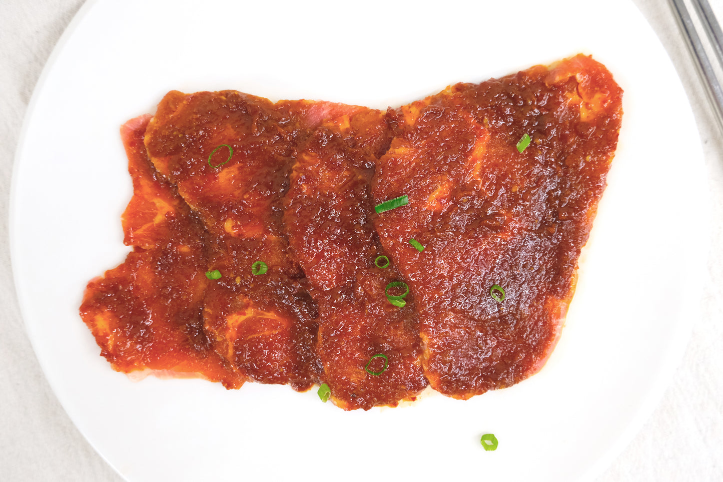Iberian Pork Neck Marinated BBQ Slices 秘制伊比利亞豬頸燒肉片
