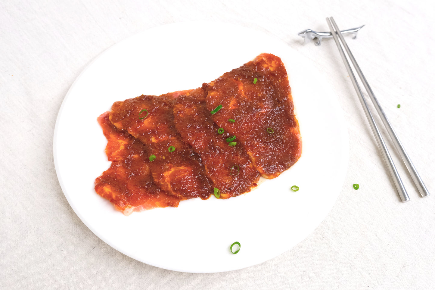 Iberian Pork Neck Marinated BBQ Slices 秘制伊比利亞豬頸燒肉片