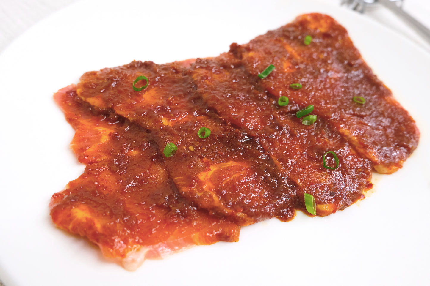 Iberian Pork Neck Marinated BBQ Slices 秘制伊比利亞豬頸燒肉片