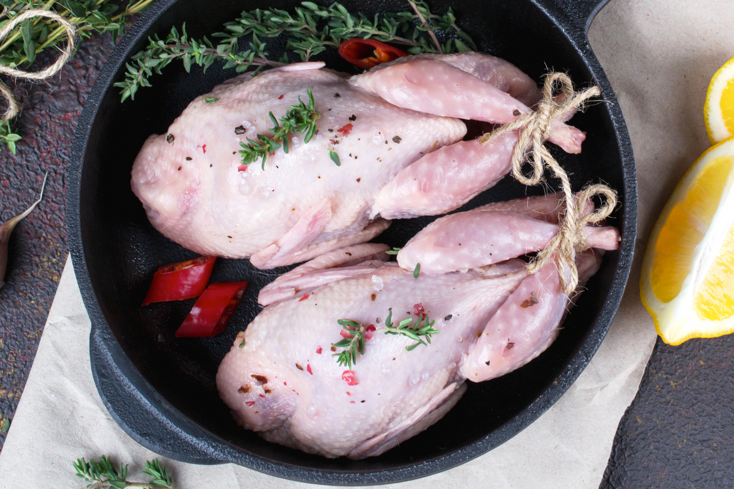 Fresh Whole French Quail 新鲜法国鹌鹑