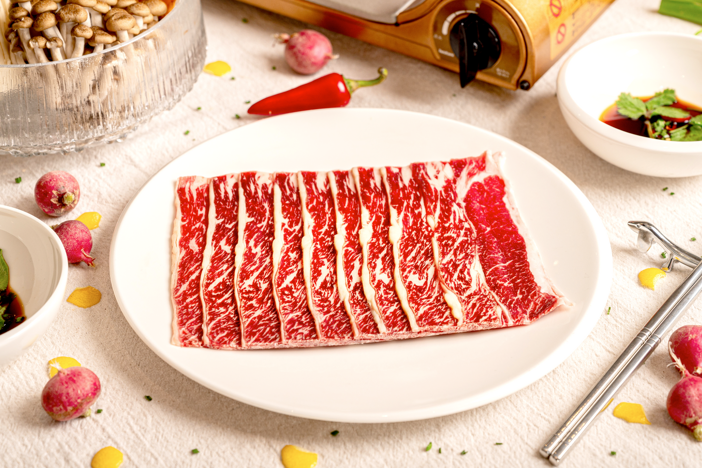 Short Ribs Hotpot Slices Bulk-Buy 雪花牛小排火鍋片家庭裝
