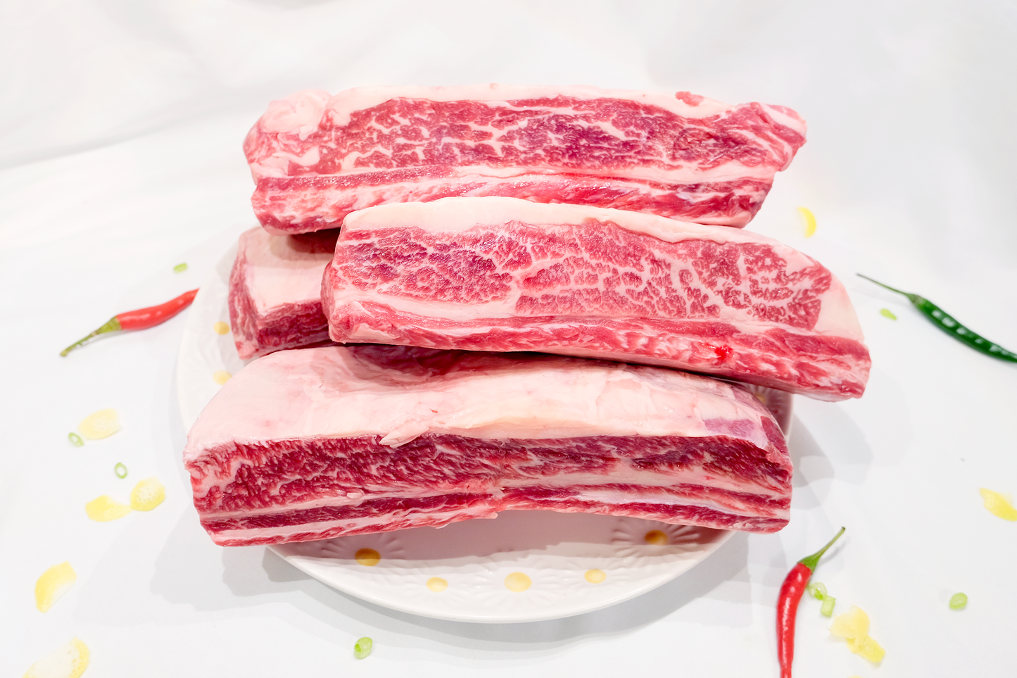 Fresh Short Ribs BMS 4 Block Bulk-buy 整切雪花牛小排家庭裝