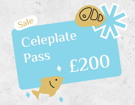 Celeplate Pass: Top Up £200