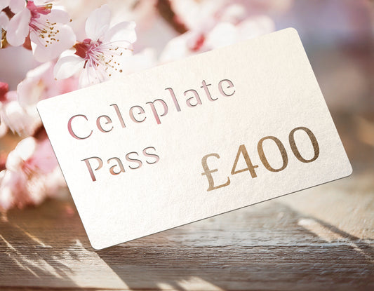 Celeplate Pass: Top Up £400, Extra Bonus Credit £40