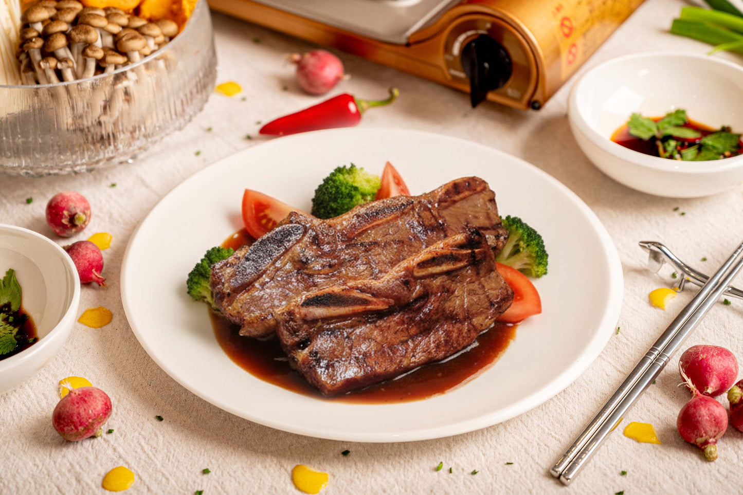 Flanken-Cut Beef Short 横切带骨牛小排