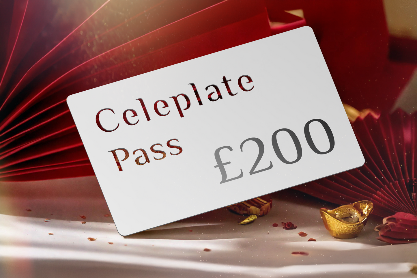 Celeplate Pass 好食會員：充值£200信用額度，送£10