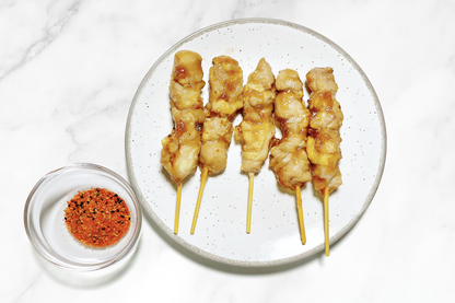 Charcoal Grilled Chicken Yakitori Skewers 日式炭火烧鸟