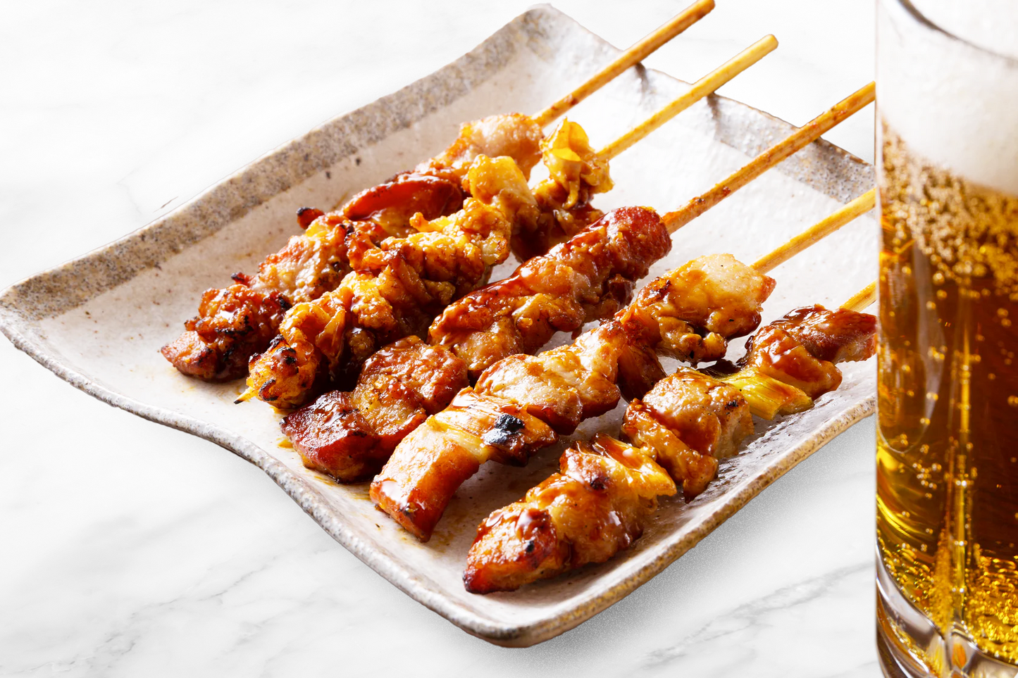 Charcoal Grilled Chicken Yakitori Skewers 日式炭火焼鳥