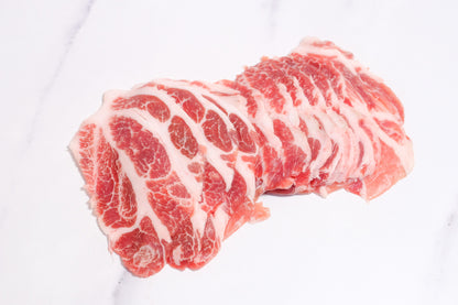 Iberian Pork Collar Slices 伊比利亚薄切梅花猪
