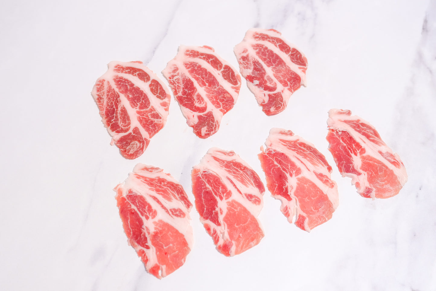 Iberian Pork Collar Slices 伊比利亞薄切黑豬梅花