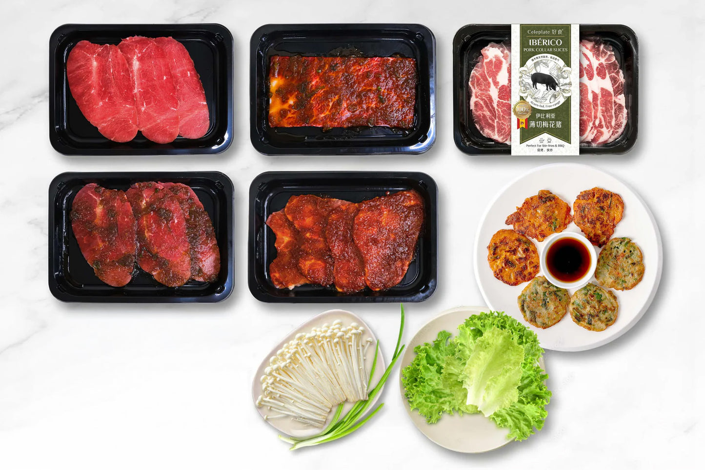 韓式炭火燒烤食材包：腌制系列 고기구이