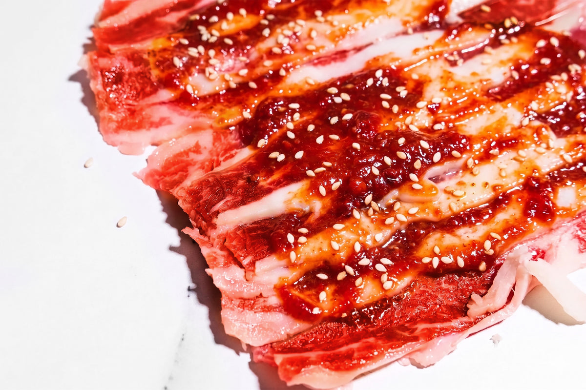 Sweet & Spicy Marinated Beef 韓式甜辣蜜汁嫩肥牛