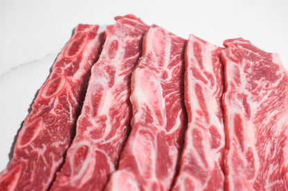 Flanken-Cut Beef Short Ribs 横切带骨牛小排（牛仔骨） 500g