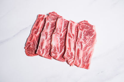 Flanken-Cut Beef Short Ribs 横切带骨牛小排