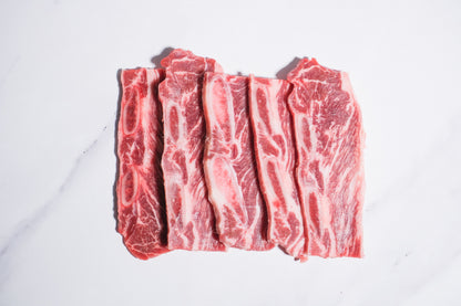 Flanken-Cut Beef Short Ribs 横切带骨牛小排