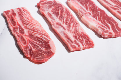 Flanken-Cut Beef Short Ribs 横切带骨牛小排