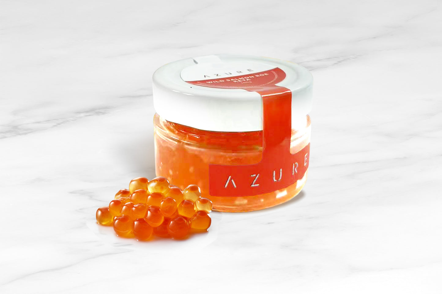 Fresh Salmon Roe Caviar Ikura 新鲜盐浸三文鱼卵