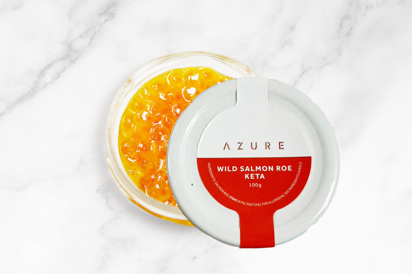 Fresh Salmon Roe Caviar Ikura 新鲜盐浸三文鱼卵
