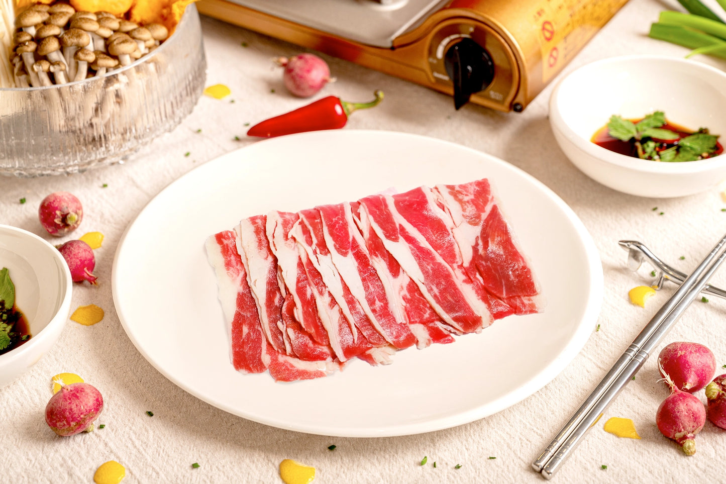 Beef Flank Hotpot Slices Bulk-Buy 经典肥牛火锅片家庭装