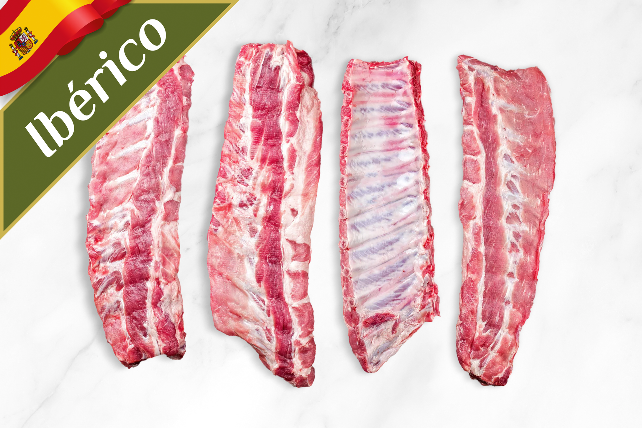 Iberian Baby Back Ribs Bulk-buy 伊比利亚黑猪排骨家庭装 – Celeplate