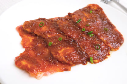 Iberian Pork Neck Marinated BBQ Slices 秘制伊比利亚猪颈烧肉片