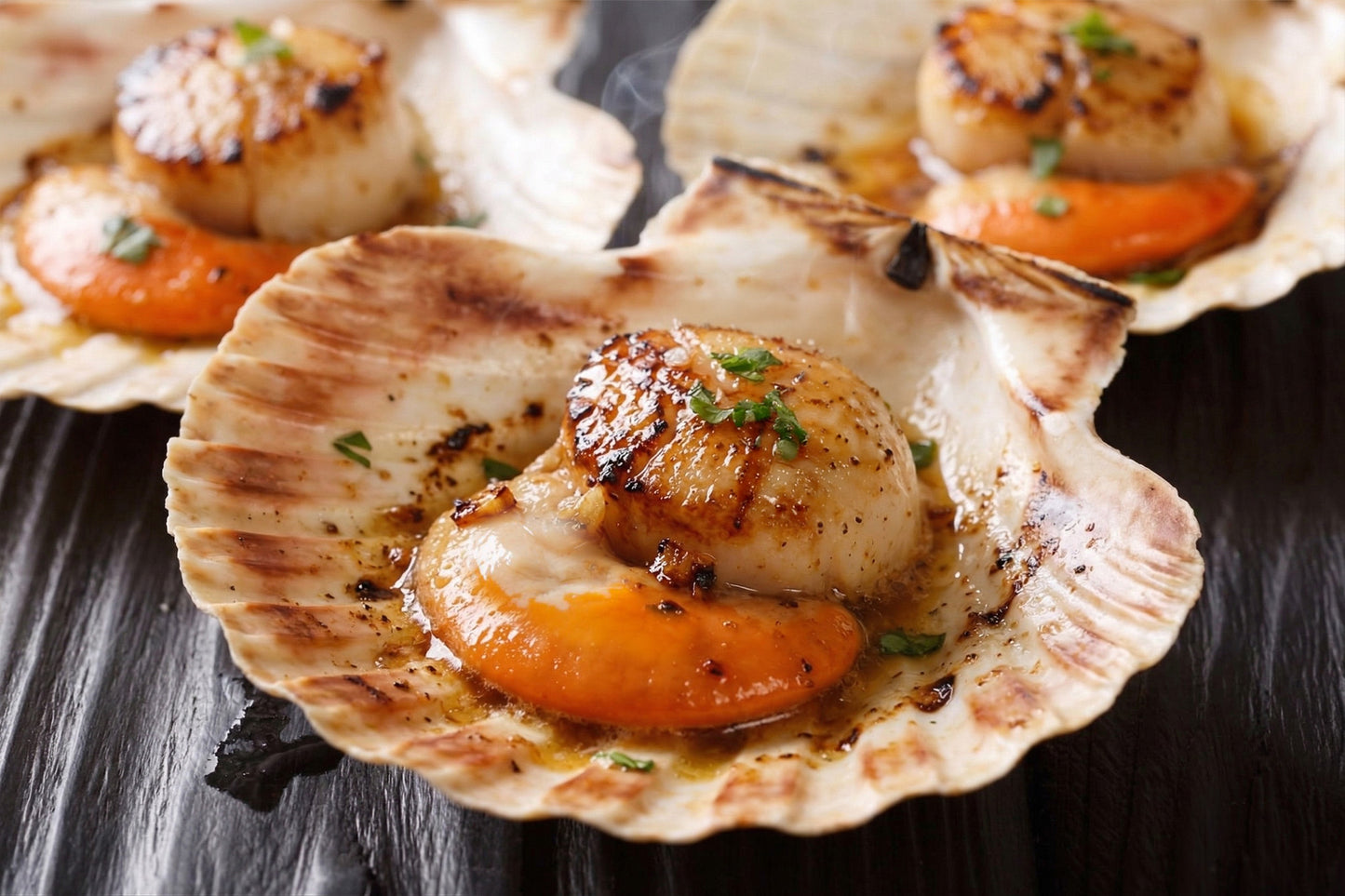 Wild-Caught Scottish King Scallops 野生蘇格蘭帶黃扇貝