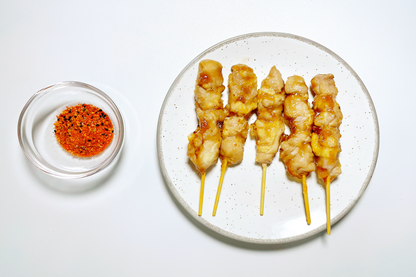 Charcoal Grilled Chicken Yakitori Skewers 日式炭火烧鸟