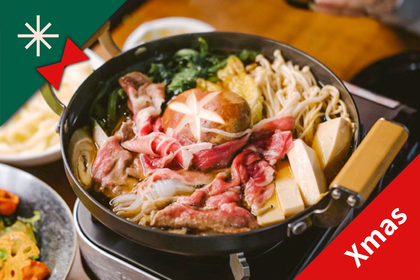 Xmas Pre-Sale: Japanese Sukiyaki Wagyu Hotpot 日式和牛寿喜烧食材包