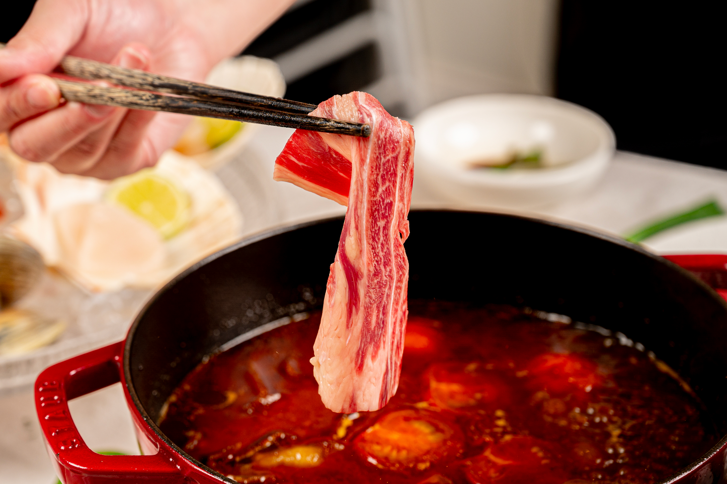 Wagyu Beef Hotpot Slices 和牛上脑火锅片